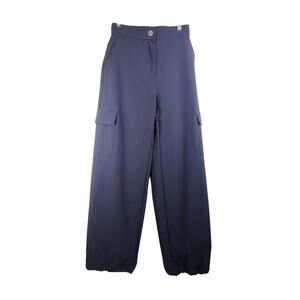 OGL Navy Wide Leg Cargo Pants